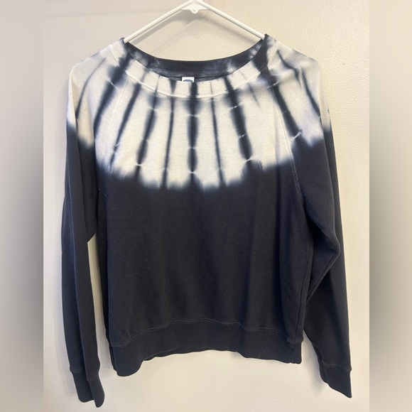 Woman's Xs old navy dark grey and white ombré pullover crew sweatshirt - Picture 1 of 9